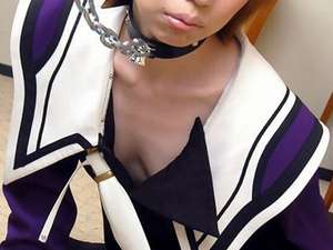 無料SM画像 変態女子校生に首輪をつけて調教